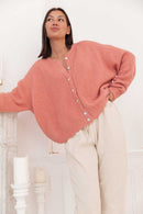 ALI Vieux Rose - Gilet Laine