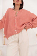 ALI Vieux Rose - Gilet Laine