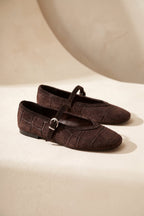 Alli Ballet Flats - Chocolate