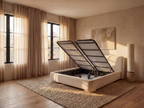 Alia - Letto contenitore - Velluto