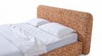 Alia – Polsterbett mit Bettkasten – Melierter Stoff