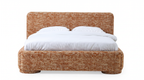 Alia – Polsterbett mit Bettkasten – Melierter Stoff