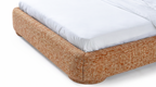 Alia – Polsterbett mit Bettkasten – Melierter Stoff