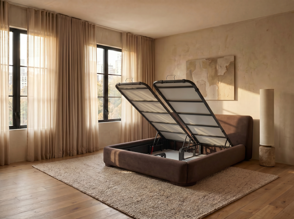 Alia - Letto contenitore - Velluto