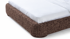 Alia – Polsterbett mit Bettkasten – Melierter Stoff