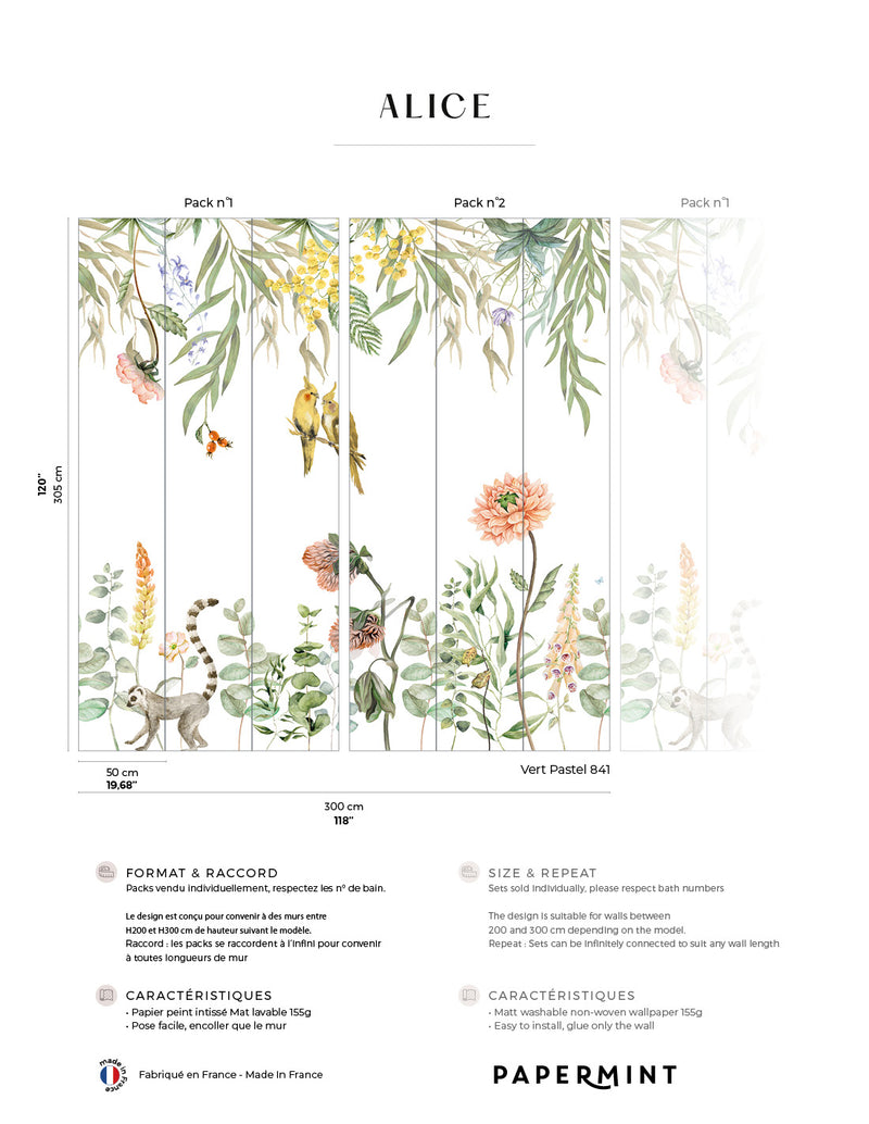 Alice Fresco - Pastel Green