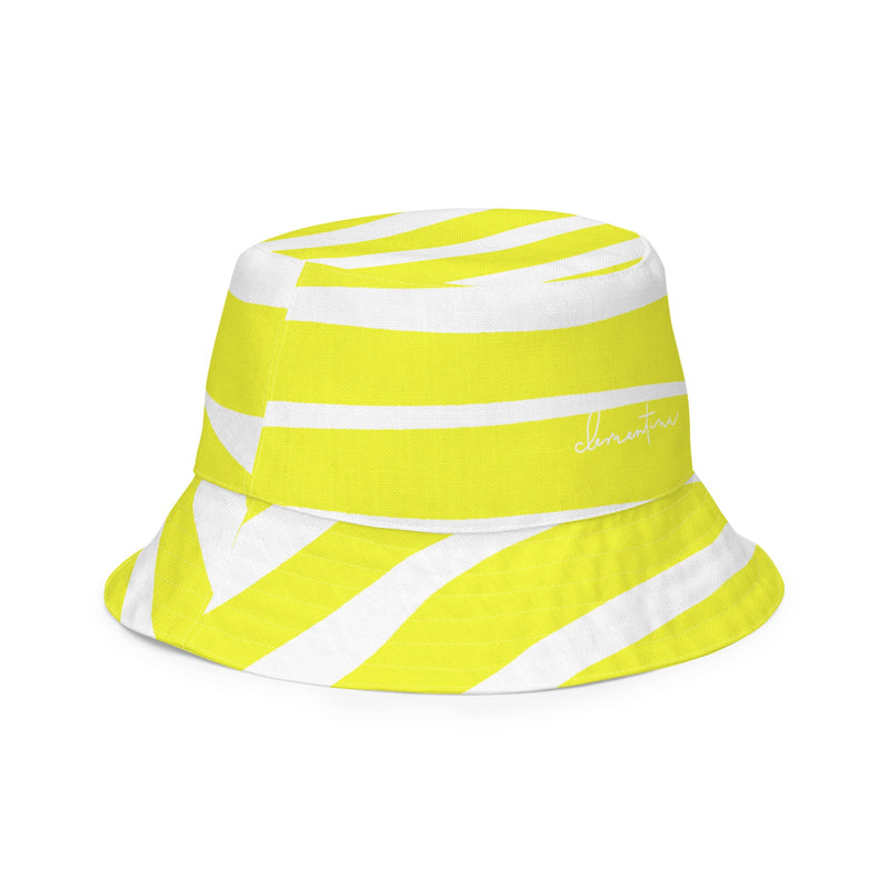 Yellow Striped Bucket Hat