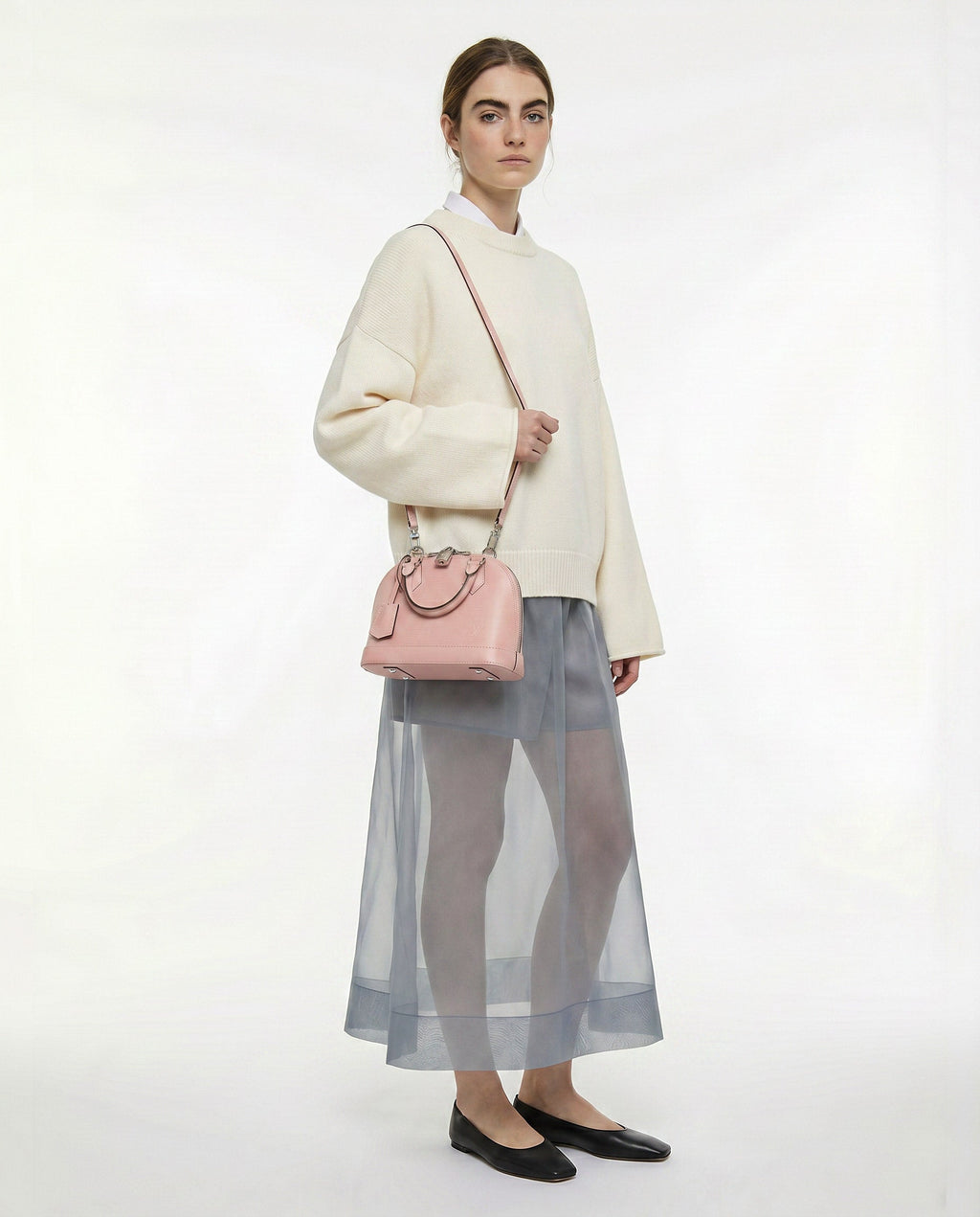 Louis Vuitton Alma BB Épi Ballerina Pink