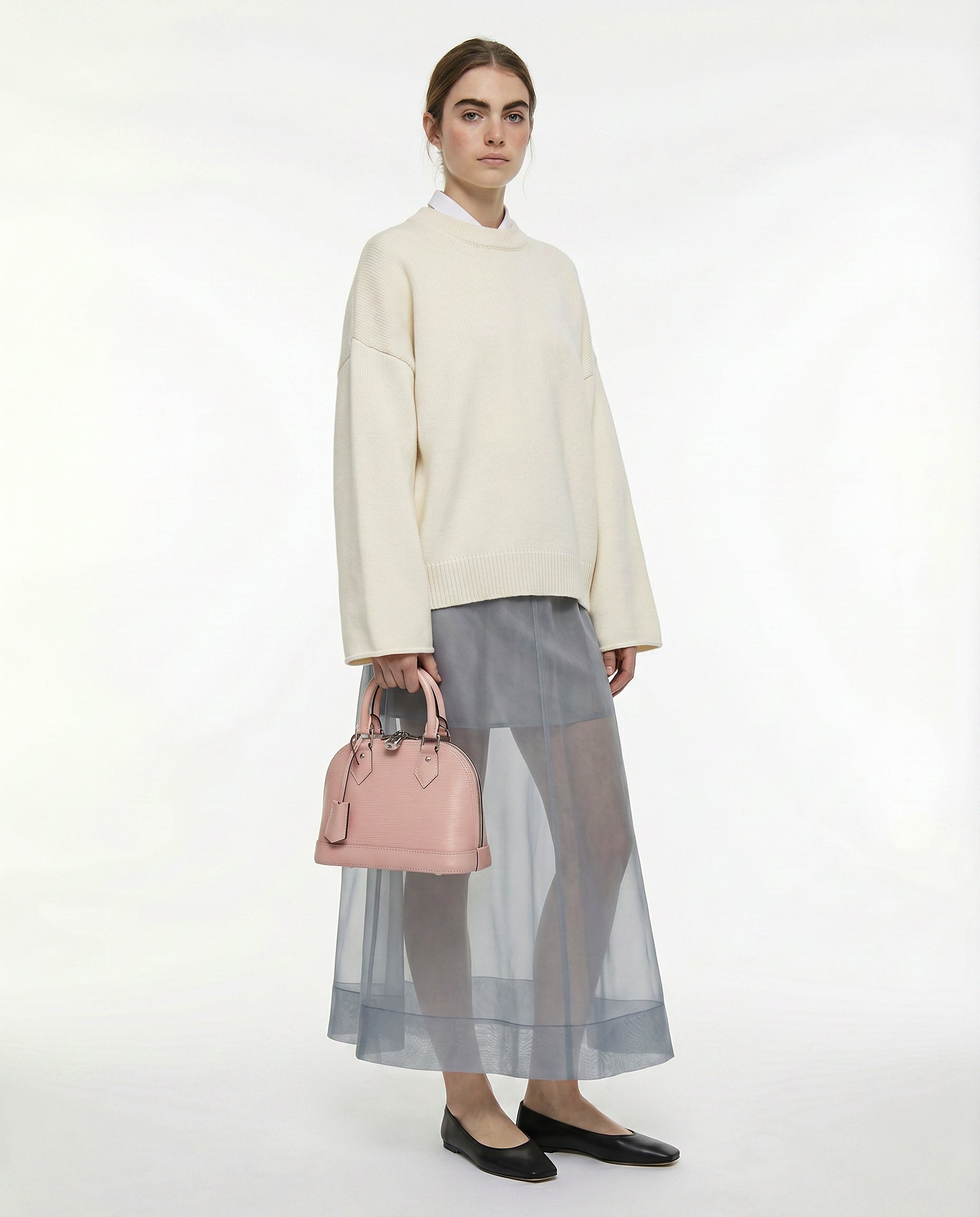 Louis Vuitton Alma BB Épi Ballerina Pink