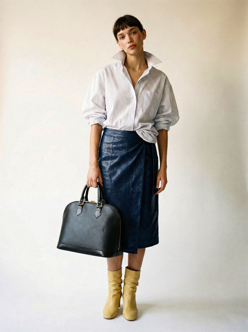 Louis Vuitton Alma Pm Epi Bolso vintage negro