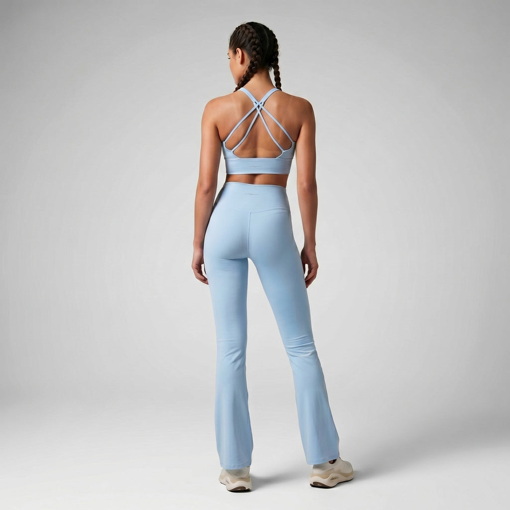 Pantalon De Yoga Femme Flare Sirius – Taille Haute – Pilates & Athleisure