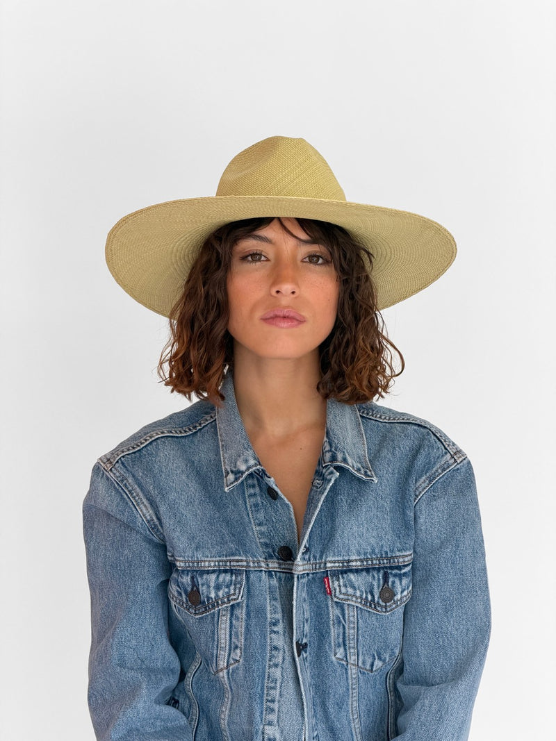 Chapeau Paille Amanda - Anis