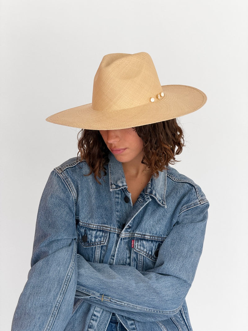 Sombrero de Paja Amanda - Beige