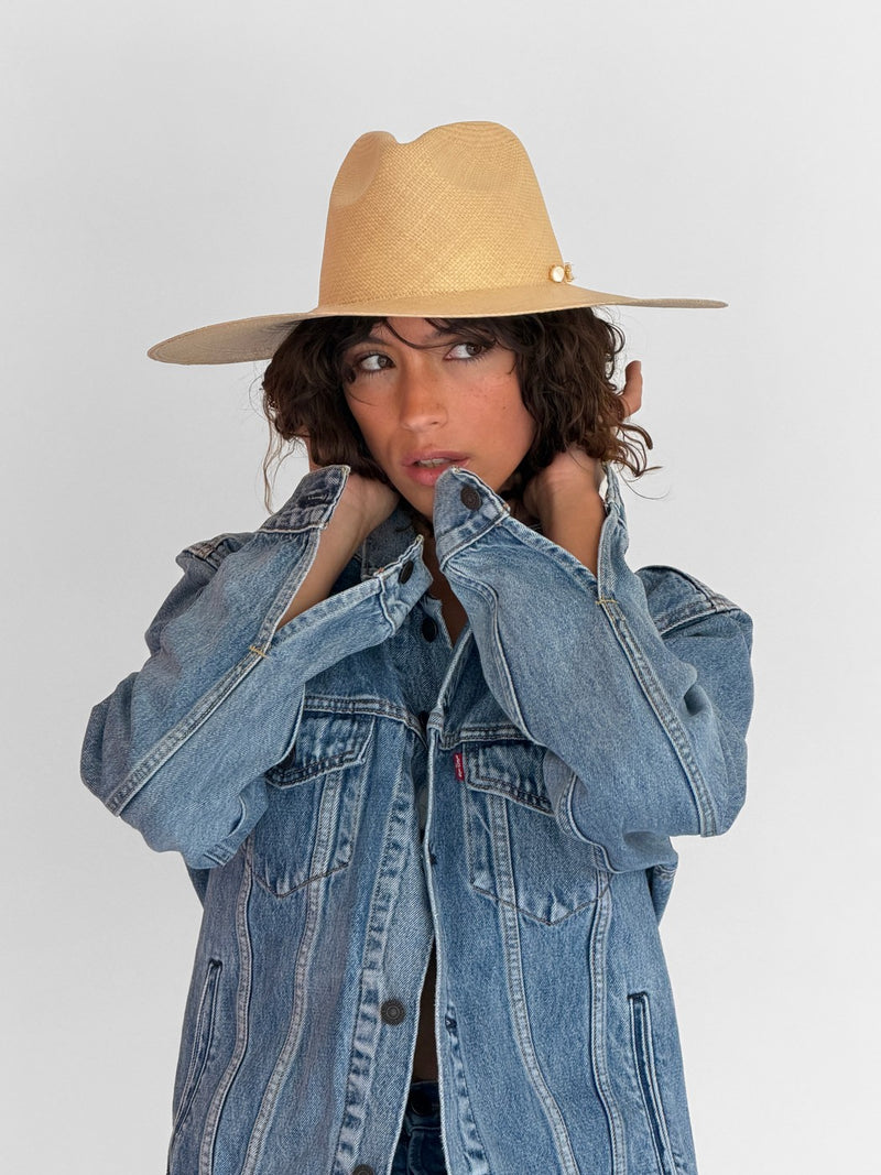 Sombrero de Paja Amanda - Beige