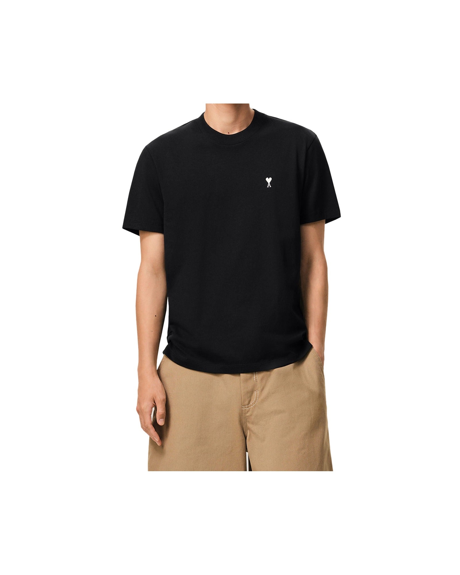 Ami Paris - Camiseta Ami De Coeur – Negro Blanco