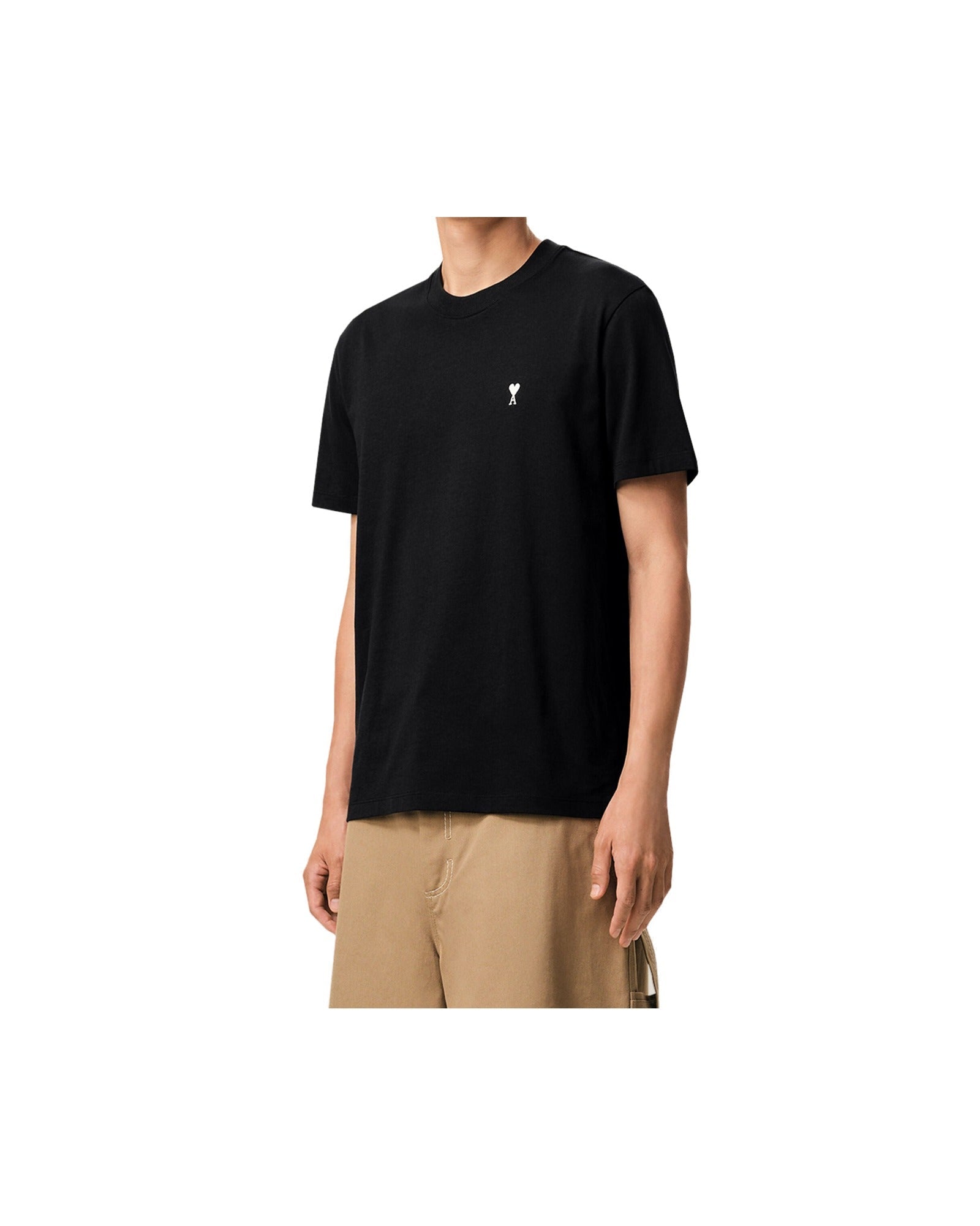 Ami Paris - Camiseta Ami De Coeur – Negro Blanco