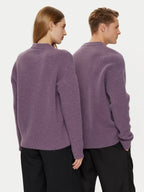 Sweter z alpaki - Ami Paris - Fioletowy