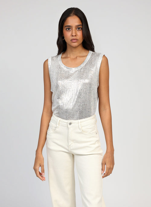 Debardeur Amifa Nacre