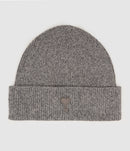 Ami Paris - Bonnet Ami De Cœur Cachemire Gris Chiné - Femme