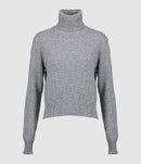 Ami Paris - Pull Ami De Cœur Gris Chiné - Femme