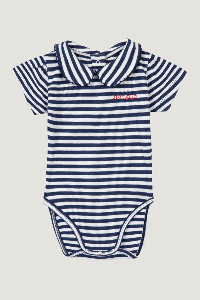 "amour" birth set#color_off-white-navy/navy