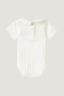 "amour" blomet onesie bourdon fierry red 18-1664#color_off-white