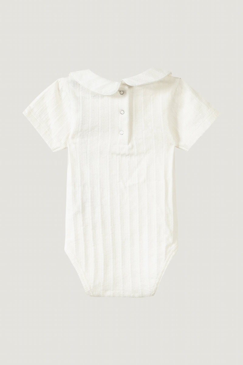 "amour" blomet onesie bourdon fierry red 18-1664#color_off-white