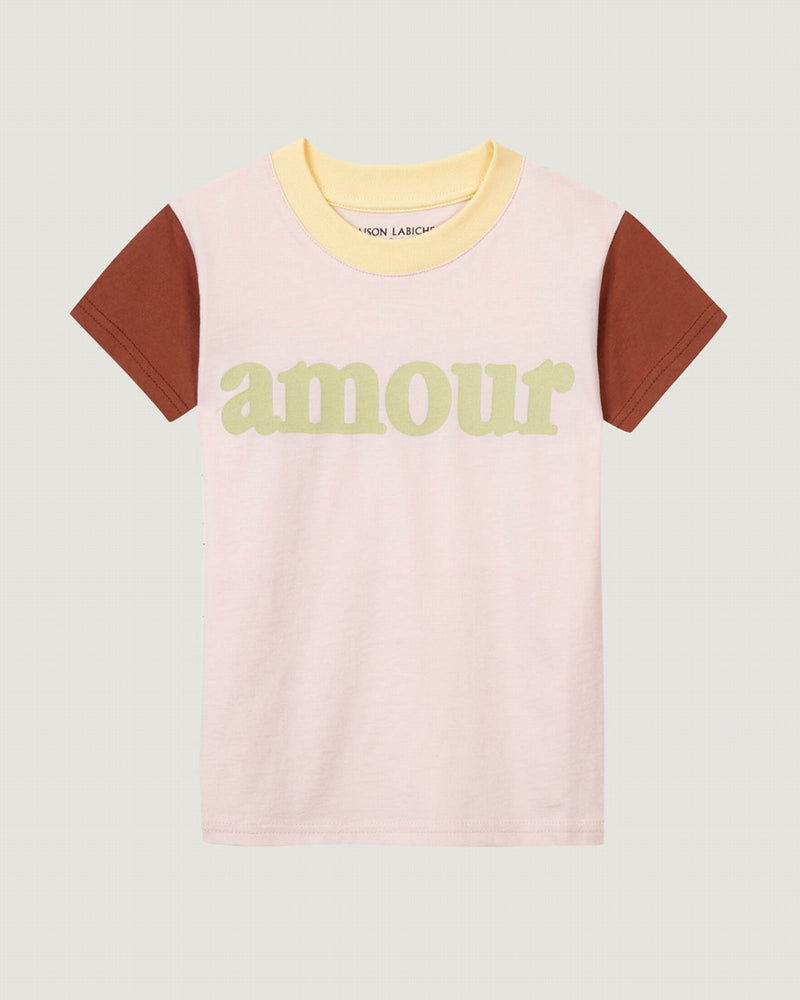 "amour" léon t-shirt#color_english-pink-cb