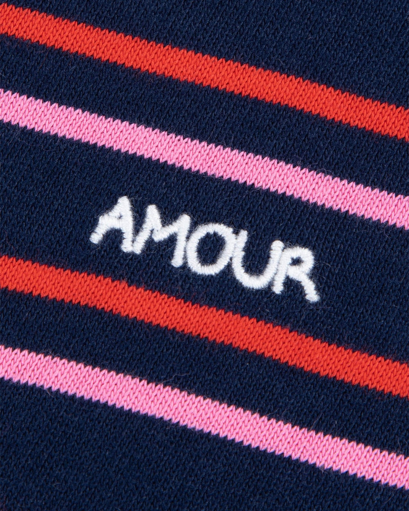 "amour" long-sleeved moulin sailor shirt#color_navy-multico