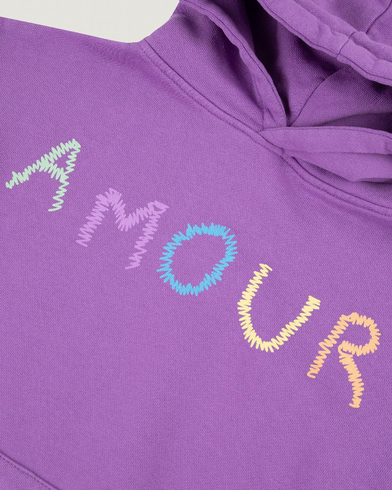 "amour" plantes hoodie#color_violet