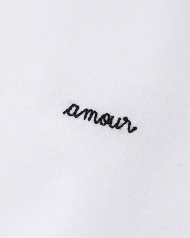 "amour" saint ger poplin shirt#color_white