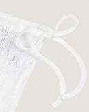 "amour" tollet pointelle pouch#color_off-white