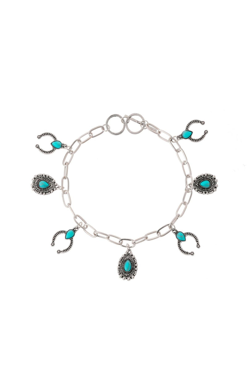 Silver Amulet Bracelet