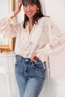 ANABÈLE Écrue - Chemise Dentelle
