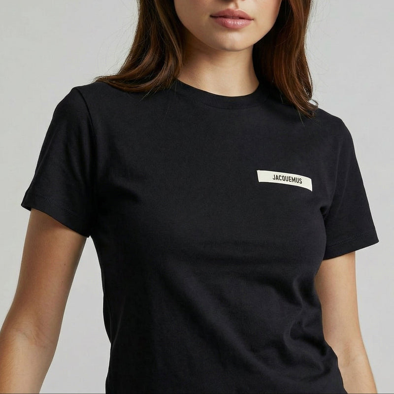 T-Shirt Gros Grain – Jacquemus – Noir