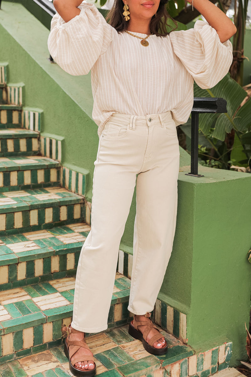 ANATOLE Beige - Jean Barrel