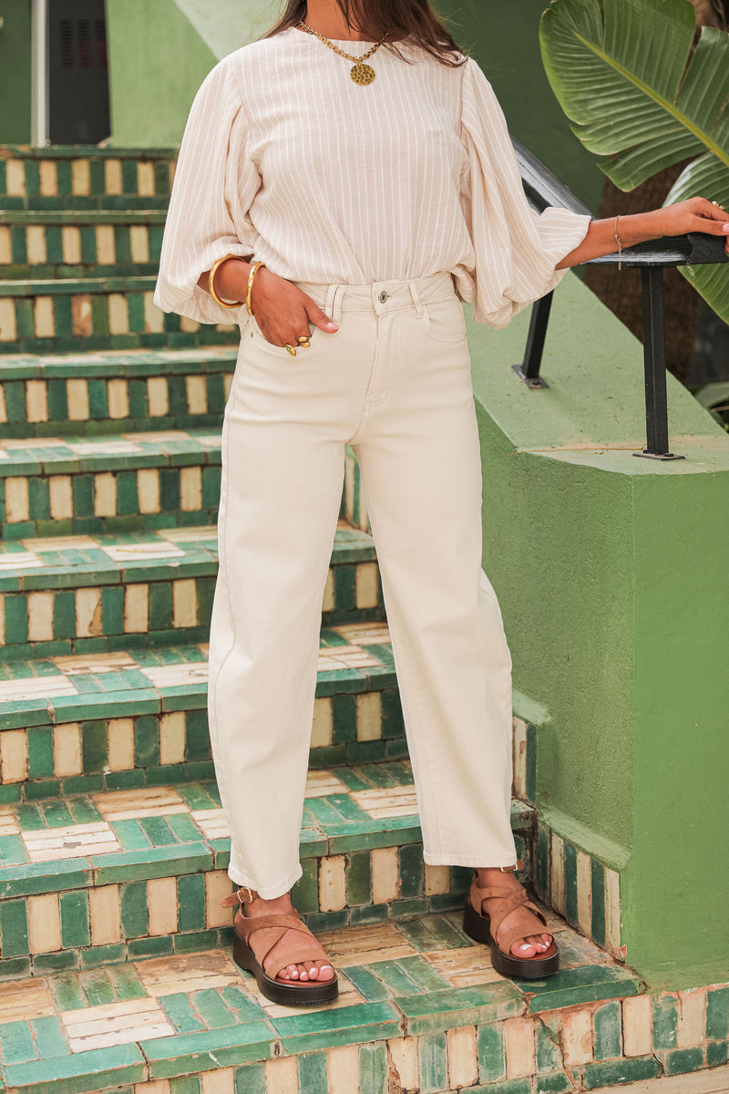 ANATOLE Beige - Jean Barrel
