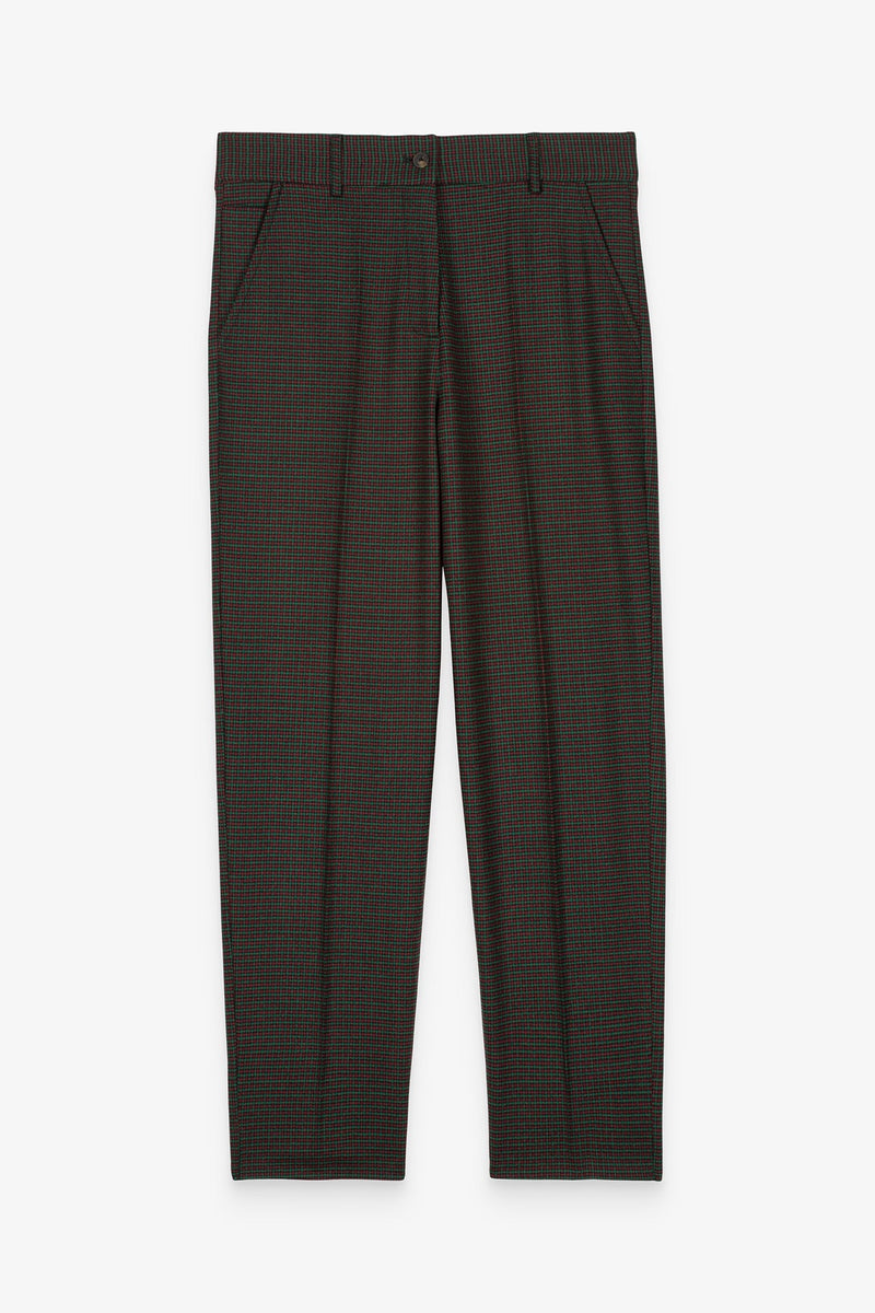 Pantalones Anatole - Cuadros Rojos