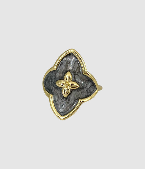 Cabirol - Bague Angie Laquée Silver - Femme