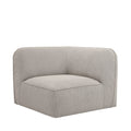 Noor - Reversible Corner Unit for Modular Sofa - Fabric - Natural Mottled