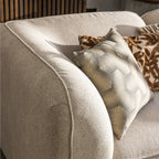Noor - Reversible Corner Unit for Modular Sofa - Fabric - Natural Mottled