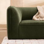 Noor - Angle Réversible Pour Canapé Modulable - Tissu - Vert