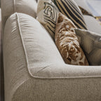 Noor - Reversible Corner Unit for Modular Sofa - Fabric - Natural Mottled