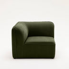 Noor - Angle Réversible Pour Canapé Modulable - Tissu - Vert
