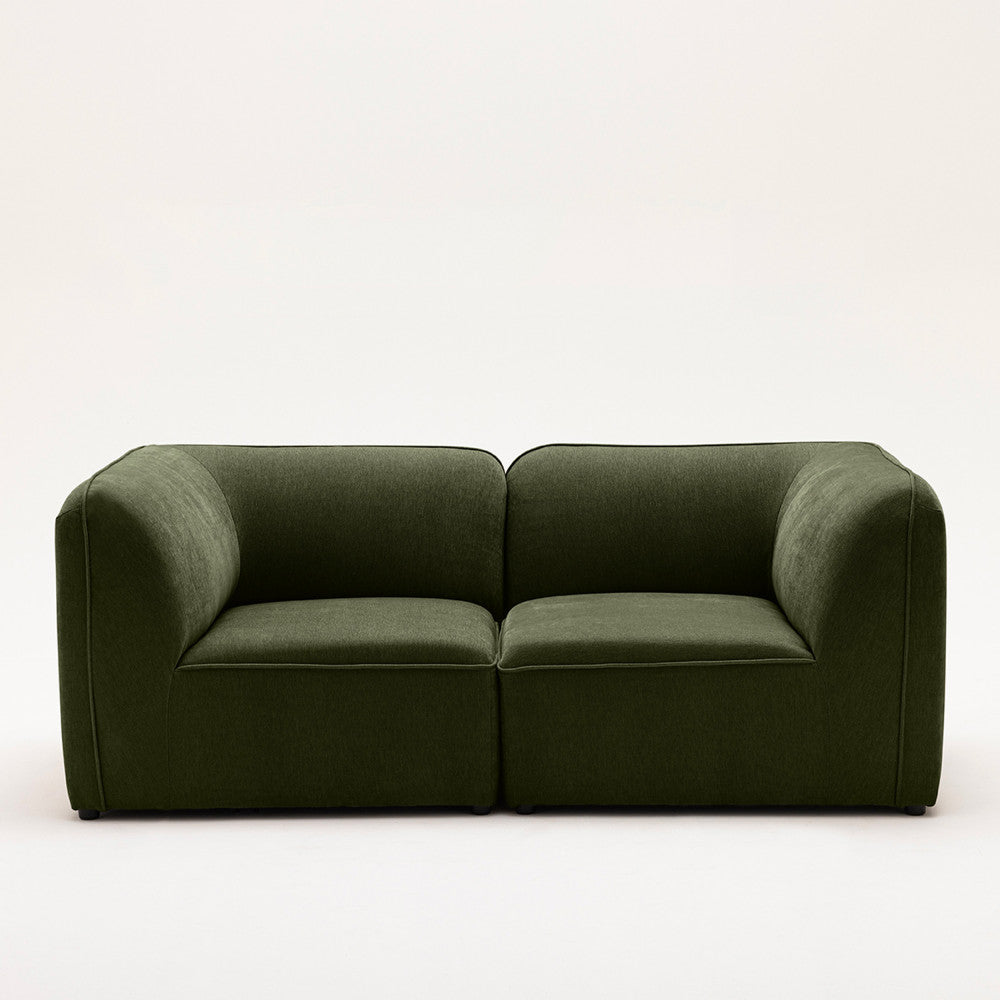 Noor - Angle Réversible Pour Canapé Modulable - Tissu - Vert