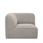 Noor - Reversible Corner Unit for Modular Sofa - Fabric - Natural Mottled
