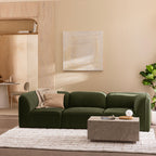 Noor - Angle Réversible Pour Canapé Modulable - Tissu - Vert