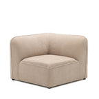 Noor - Módulo de esquina reversible para sofá modular - Tela - Beige