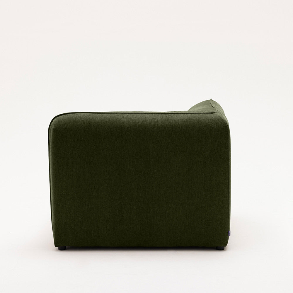 Noor - Angle Réversible Pour Canapé Modulable - Tissu - Vert