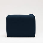 Noor - Módulo de esquina reversible para sofá modular - Tela bouclé - Azul marino